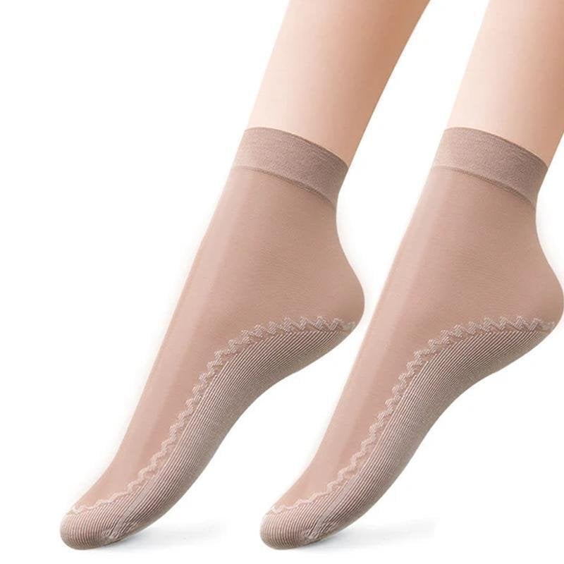 (🎅HOLIDAY HOT SALE-48% OFF)  Silky Anti-Slip Cotton Socks