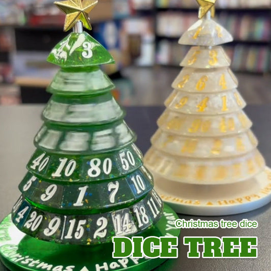 🎄Rotating digital Christmas tree decoration dice