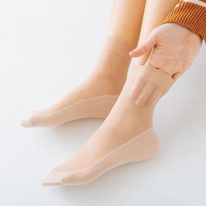 (🎅HOLIDAY HOT SALE-48% OFF)  Silky Anti-Slip Cotton Socks